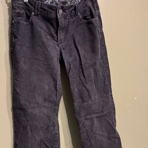 Prana women’s  Dark Gray Corduroy Pants